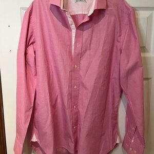 Ted Baker Men's Pink Dress Shirt